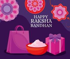 Raksha-Bandhan-Kartell vektor