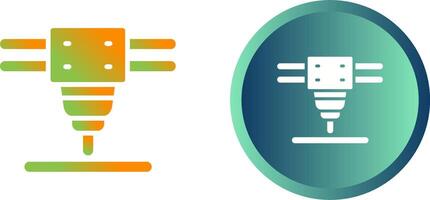 Laser- Schneiden Maschine Vektor Symbol