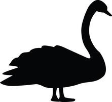 Schwan Silhouette Vektor