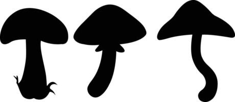 Pilz Silhouette Vektor