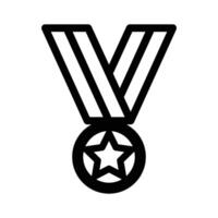 medalj ikon i trendig platt stil isolerat på vit bakgrund. medalj symbol för din webb webbplats design, logotyp, app, ui. vektor illustration, eps10.