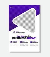 kreativ modern Tabelle oben Banner und Flyer Design zum Ihre korporativ Geschäft vektor