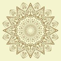 kostenlos Vektor Luxus Blumen- indisch Arabisch Mandala Design