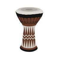 tabla Arabisch Trommel, traditionell perkussiv Musik- Instrument Symbol Vektor Illustration