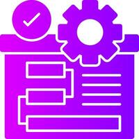 Fix solide multi Gradient Symbol vektor