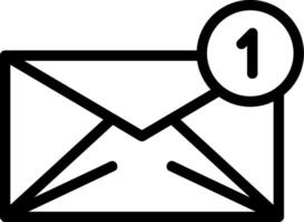 Symbol für die E-Mail-Leitung vektor