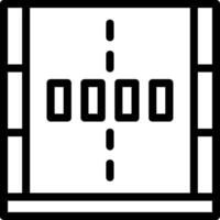 Zebrastreifen Linie Symbol vektor
