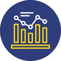 Graph Dual Linie Kreis Symbol vektor