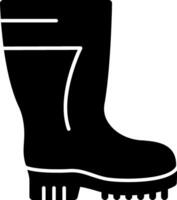 Sicherheit Stiefel Glyphe Symbol vektor