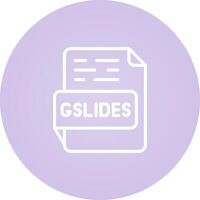 gslides vektor ikon