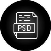 PSD-Vektorsymbol vektor