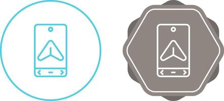 Geographisches Positionierungs System Navigation Vektor Symbol