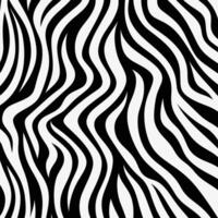 schwarz und Weiß Zebra Streifen wiederholen Muster Hintergrund nahtlos Muster, im das Stil von minimalistisch Hintergründe vektor