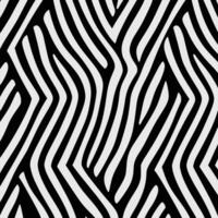 schwarz und Weiß Zebra Streifen wiederholen Muster Hintergrund nahtlos Muster, im das Stil von minimalistisch Hintergründe vektor