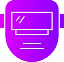 Schweißen Maske solide multi Gradient Symbol vektor