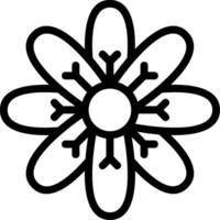 Symbol für Lotusblumenlinie vektor
