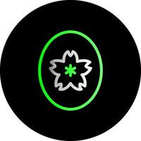 Jade Dual Gradient Kreis Symbol vektor