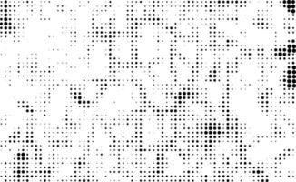 ein schwarz und Weiß Halbton Muster mit Punkte, ein schwarz und Weiß gepunktet Muster mit Grunge Wirkung, Halbton Punkt Muster Hintergrund Vektor, ein schwarz und Weiß Muster von Punkte mit Grunge Textur vektor