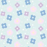 Pastell- Blumen- nahtlos wiederholen Muster vektor