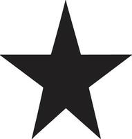 Jahrgang Stil Star Logo im modern minimal Stil vektor