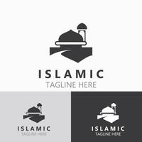 islamisch Moschee Logo Design, Vorlage islamisch, islamisch Tag Ramadan Vektor kreativ Idee