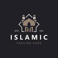 islamisch Moschee Logo Design, Vorlage islamisch, islamisch Tag Ramadan Vektor Grafik kreativ
