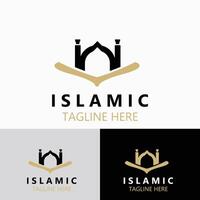 islamisch Moschee Logo Design, Vorlage islamisch, islamisch Tag Ramadan Vektor kreativ Idee