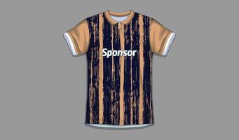 Fußball-Trikot-Design für Sublimation, Sport-T-Shirt-Design vektor