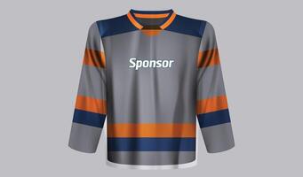Eis Eishockey Jersey Uniform Vektor, Eishockey Jersey Design vektor