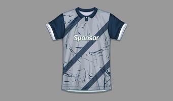 Fußball-Trikot-Design für Sublimation, Sport-T-Shirt-Design vektor