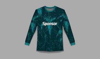 Sport Hemd Design bereit zu drucken Fußball Hemd zum Sublimation vektor