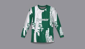 Sport Hemd Design bereit zu drucken Fußball Hemd zum Sublimation vektor