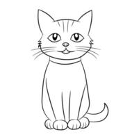 Katze Vektor isoliert abstrakt Clip Art Illustration Design.