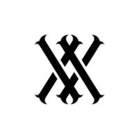 kreativ klassisch elegant Initiale basierend Brief Symbol Logo Design vektor