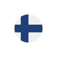 Finnland Flagge Symbol Vektor