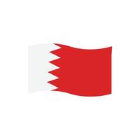 bahrain flagga ikon vektor