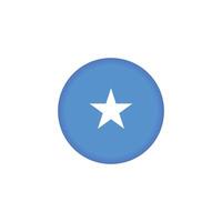 somalisk flagga ikon vektor
