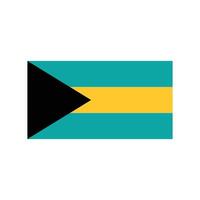 Bahamas flagga ikon vektor