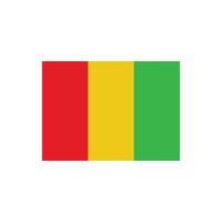Guinea Flagge Symbol Vektor