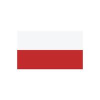 Polen Flagge Symbol Vektor