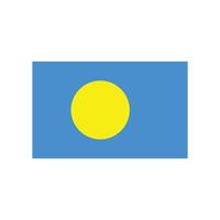 Palau Flagge Symbol Vektor