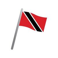 Trinidad Tobago Flagge Symbol Vektor