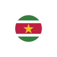 suriname Flagge Symbol Vektor