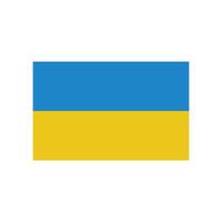 Symbolvektor der ukrainischen Flagge vektor