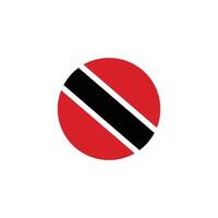 trinidad tobago flagga ikon vektor