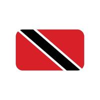 Trinidad Tobago Flagge Symbol Vektor