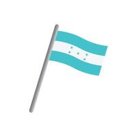 Honduras Flagge Symbol Vektor