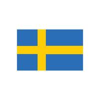 Sverige flagga ikon vektor