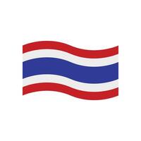 thailand flagga ikon vektor