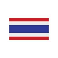 thailand flagga ikon vektor